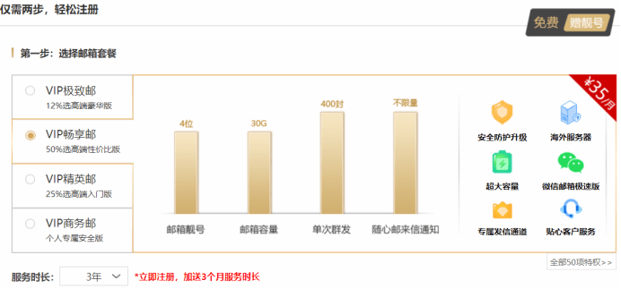 怎么注册皇冠信用网_邮箱注册:vip邮箱怎么注册?