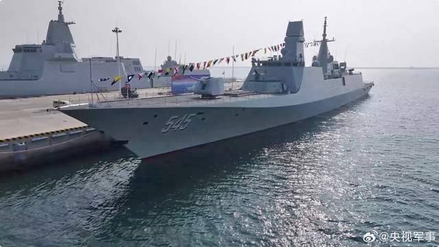 ag mos011皇冠_海军054B护卫舰首舰交接入列ag mos011皇冠,舷号545