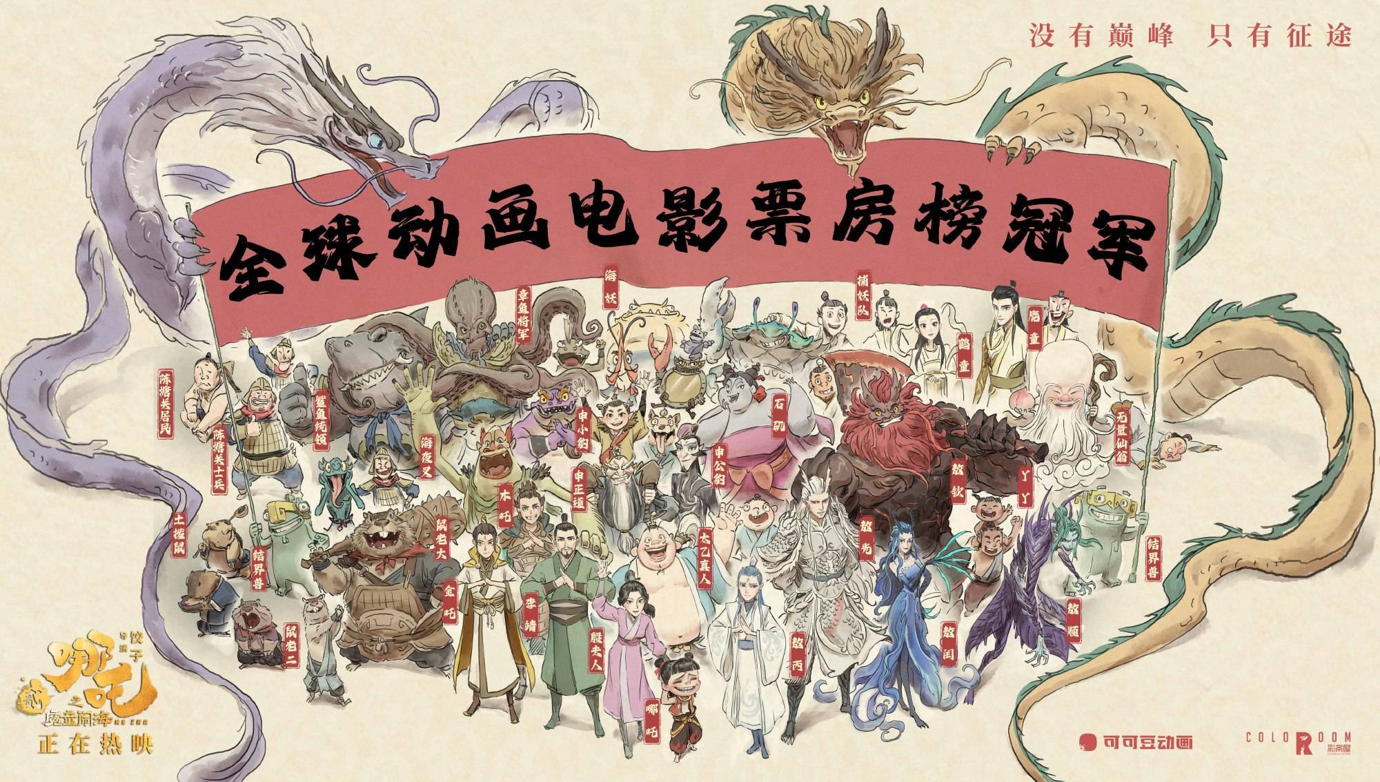 皇冠信用庄家_再创佳绩皇冠信用庄家!电影《哪吒之魔童闹海》总票房突破125亿元