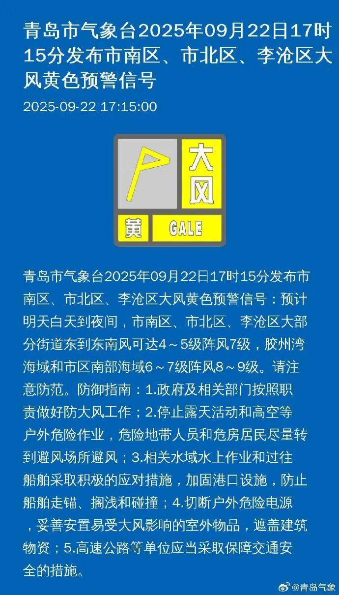 信用网怎么开户_暴雨、大风、大浪来袭信用网怎么开户!青岛市发布防汛预警!