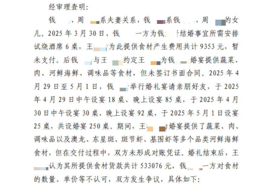 皇冠信用网在线注册_浙江一老板为女儿办婚宴皇冠信用网在线注册,拒付252桌酒席钱,法院判了