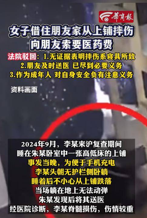 皇冠信用盘登3代理申请
_女子因病来上海就诊皇冠信用盘登3代理申请
,借住朋友家从上铺摔下受伤,向朋友索要医药费!法院判了